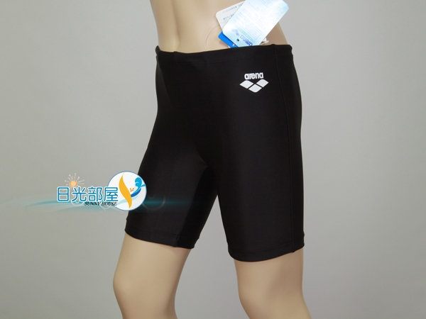 *日光部屋* arena (公司貨)/ A187NJ-BLK 馬褲型/男童泳褲
