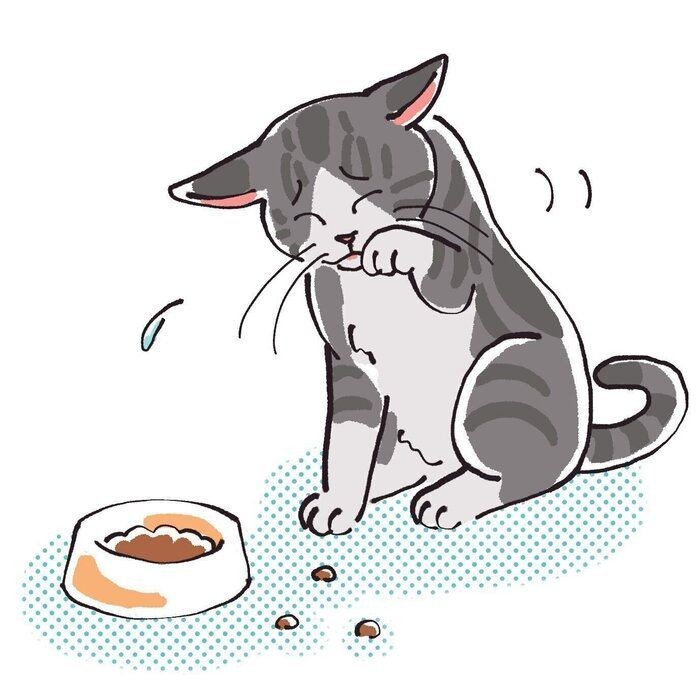 実は優しい 爪なしの猫パンチは意思表示の手段