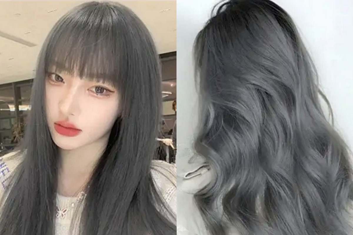 2022秋冬顯白灰調髮色推薦：奶奶灰