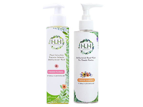 HH~私密植萃抗菌潔淨露(清新花香)+HH~女性私密衣物抗菌手洗精(清新花園) 組合款【D603156】