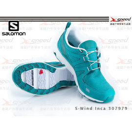 【速捷戶外】法國《SALOMON》戶外休閒鞋 S-Wind Inca 307979 女-(海藍綠) 全新上市體驗價