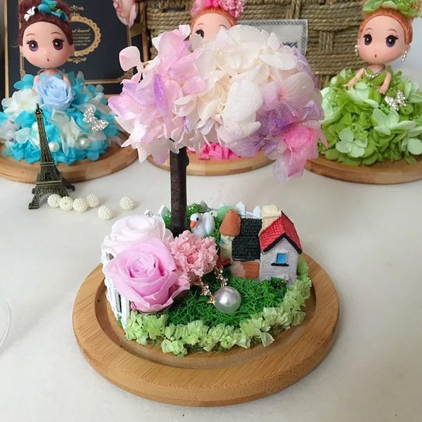 永生花～不凋花，粉色櫻花