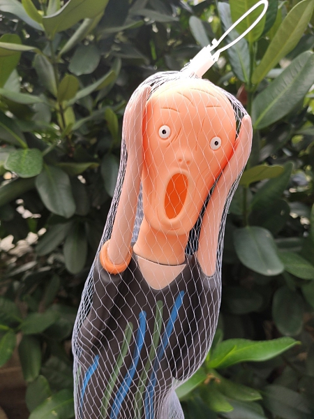 尖叫吶喊人偶 交換禮物 整人惡搞尖叫雞 The scream 尖叫 孟克 一起哭阿 the cry 創意紓壓玩具 裝飾