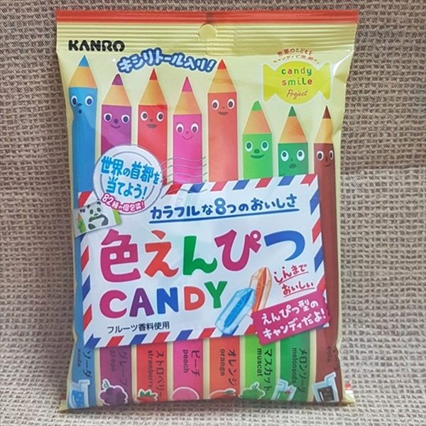 甘樂彩色鉛筆糖 80g【4901351018491】(日本糖果)