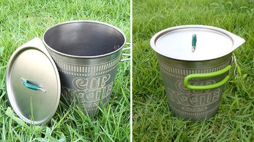 【節日限定】「山の日」必備 露營用鈦合金製杯麵兜