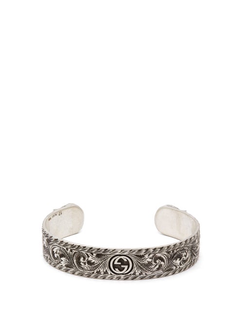 Gucci - Part of the Gucci Garden collection, this sterling-silver bracelet features a number of hous