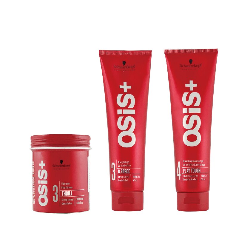 Schwarzkopf 施華蔻 OSiS+ 豎立抖動膠 元氣膠 玩水膠 髮膠 髮雕 造型品