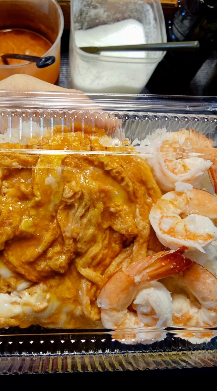 ข้าวไข่ขยี้มันกุ้ง@เซฟวันโก