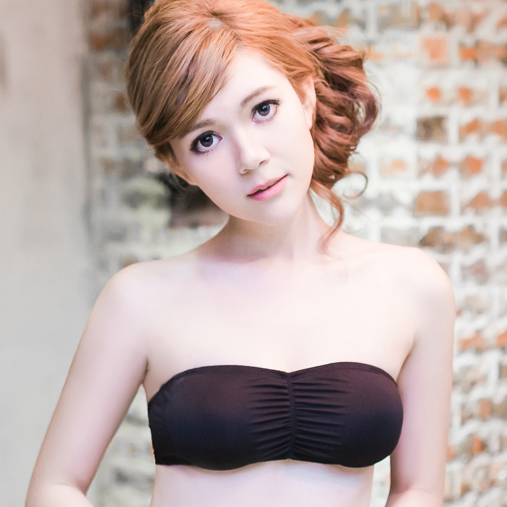 FLORALOVELY 無鋼圈 無痕平口小可愛成套(黑)