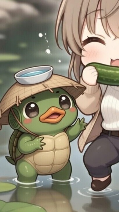 🥒かっぱと愉快な妖怪たち🥒