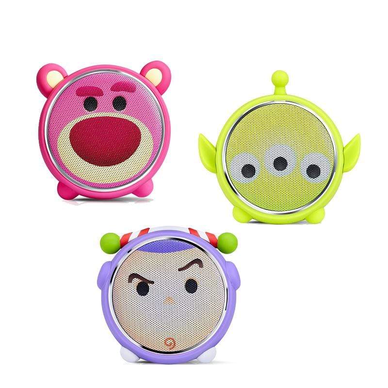 迪士尼TSUM TSUM玩音樂藍牙燈光喇叭(2入組) 三眼怪x1 熊抱x1