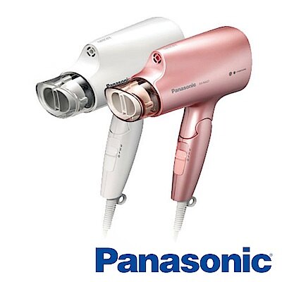 Panasonic 國際牌 奈米 水離子吹風機 輕量化 均勻快速吹髮 EH-NA27-W (耀眼白)