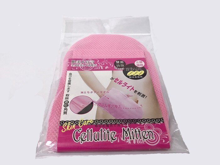【晨光】台灣製 Cellulite Mitten 雙效美體沐浴手套 按摩/去角質-(000307)【現貨】