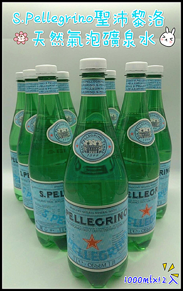 S.Pellegrino聖沛黎洛n天然氣泡礦泉水n1000mlx12入