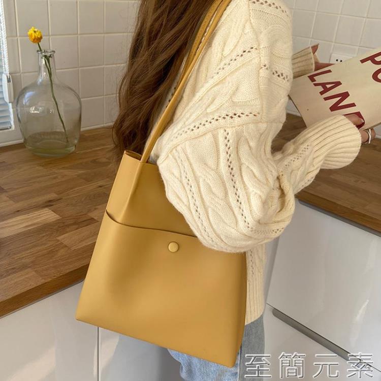 學院風托特包大容量包包日系少女ins網紅簡約百搭文藝單肩子母包 全館免運 A6