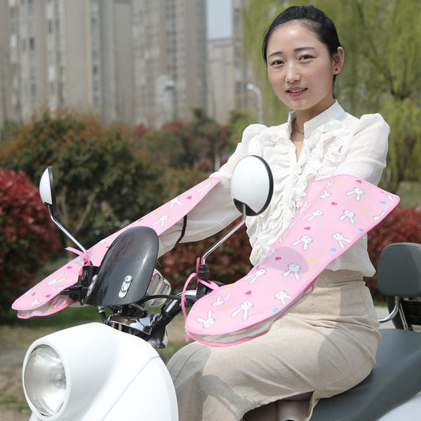 【TT】摩托車必備擋風防曬把套 摩托車遮陽罩 長手套 騎車防曬手套