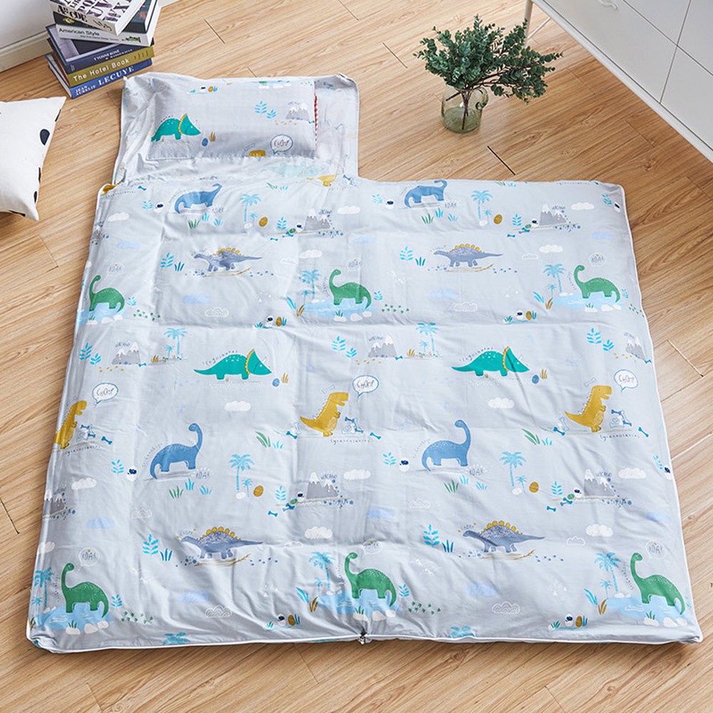 《DON》侏儸紀公園-多功能冬夏兩用鋪棉兒童睡袋