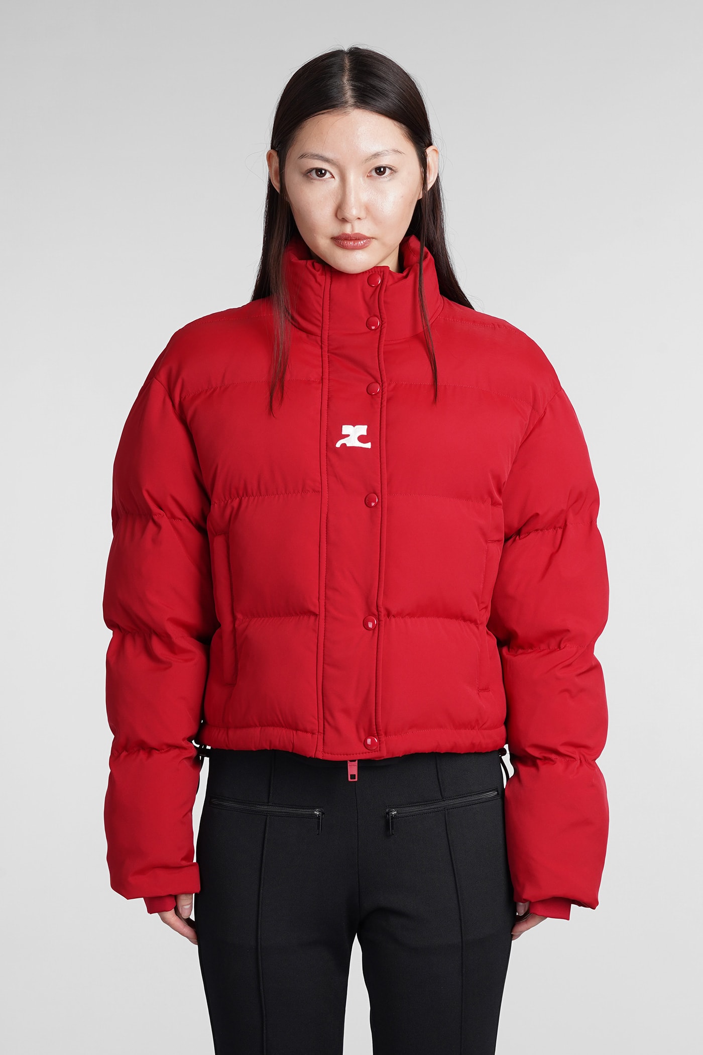 Courrèges Puffer In Red Polyester