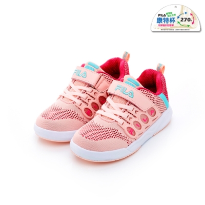 FILA KIDS 大童韓系運動鞋-粉桃 3-C805T-525