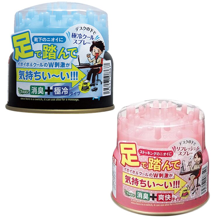 GRAPHICO日本製 消臭涼感足踏噴霧除臭 除菌 消暑品 氣味噴霧 日本進口正版 45170867