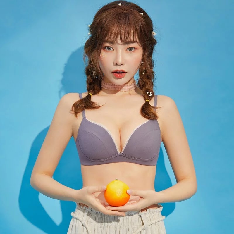 Olivia 無鋼圈法式簡約莫代爾棉感內衣