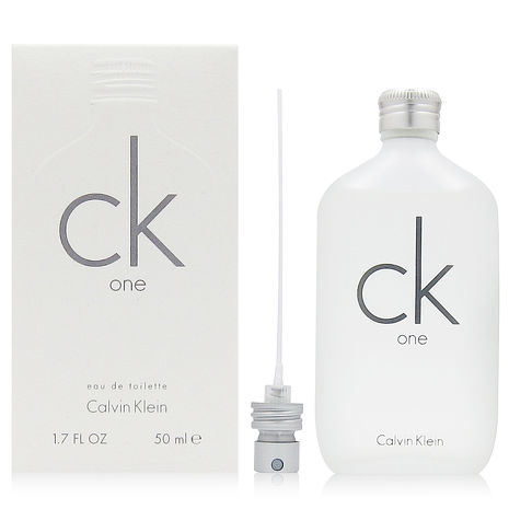 Calvin Klein CK ONE 中性淡香水 50ml (內附噴頭) 附隨機品牌針管香水乙份