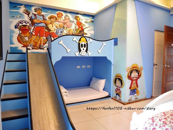 宜蘭五結【貝兒的家-孩子的滑梯民宿】#溜滑梯 #卡通主題房 #親子民宿 #海鷗管家 (13).JPG