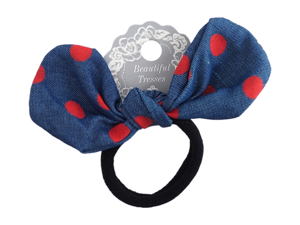 Dadaisun~丹寧牛仔兔耳毛巾圈束(506)1入【D335506】髮圈，還有更多的日韓美妝、海外保養品、零食都在小三美日，現在購買立即出貨給您。