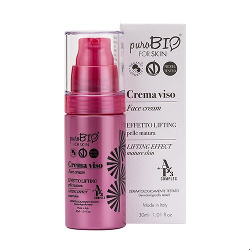 puroBIO普羅碧歐-活氧緊緻逆齡霜 Lifting-effect Face Cream榮獲義大利CCPB有機認證/素食認證 /通過鎳金屬(Nickel)過敏測試★富含獨家AP3茶多酚抗氧化複合因子