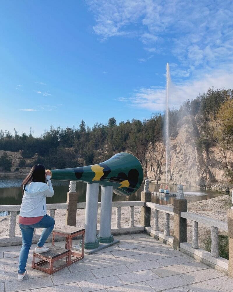 金門景點南石滬公園喊泉