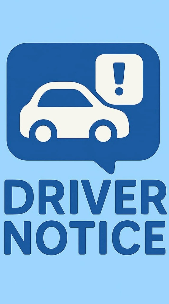 Driver Notice..