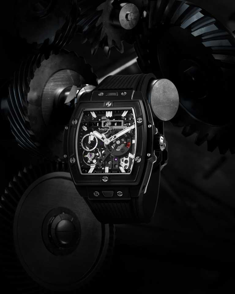HUBLOT「Spirit of Big Bang Meca-10系列」腕錶，鈦金屬款╱717,000元。（圖╱HUBLOT提供）