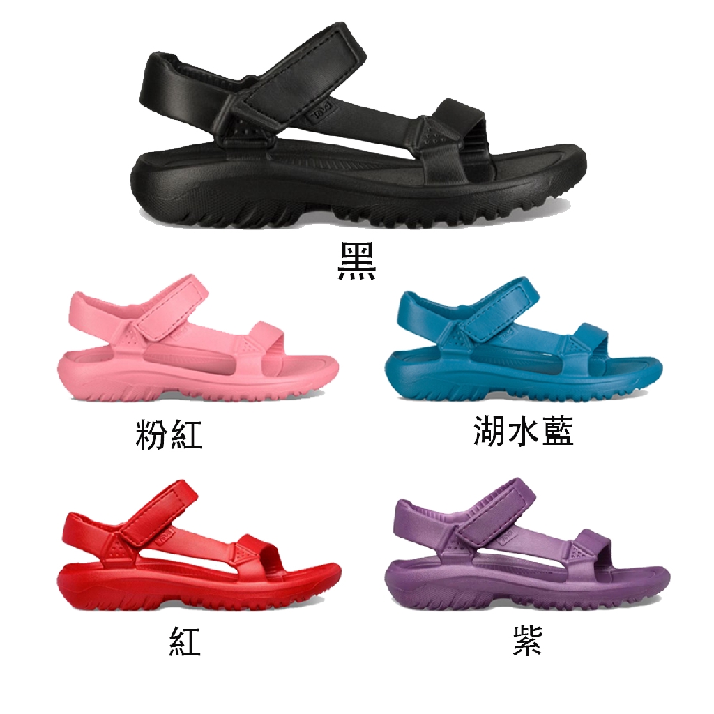 #TEVA兒童輕量涼鞋 #TEVA兒童涼鞋全新極輕量水陸兩用鞋款極輕羽腳感，讓寶貝輕盈無負擔鞋款抗水快乾且易清洗有多種色彩可供選擇，透氣又亮眼夏日趣味玩色，穿搭不設限生產地:越南材質:橡膠大底適用年齡