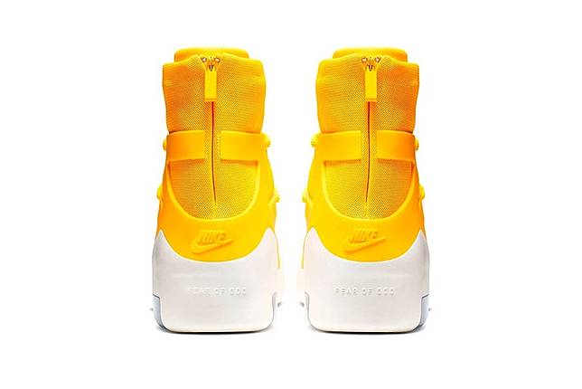 Nike Air Fear of God 1 全新超狂亮眼黃色版登場！主理人Jerry Lorenzo 