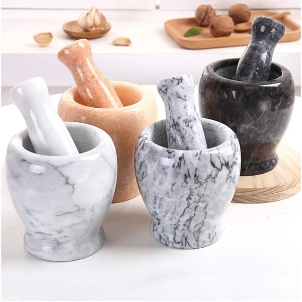 石頭蒜臼子搗蒜器蒜蓉蒜泥器搗碎家用研磨擂缽石臼蒜臼手動砸蒜罐 城市科技DF