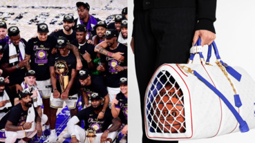 欠買！LV x NBA 聯名系列驚見天價籃球包，湖人奪冠後這些「必購服飾」在台灣就買得到！