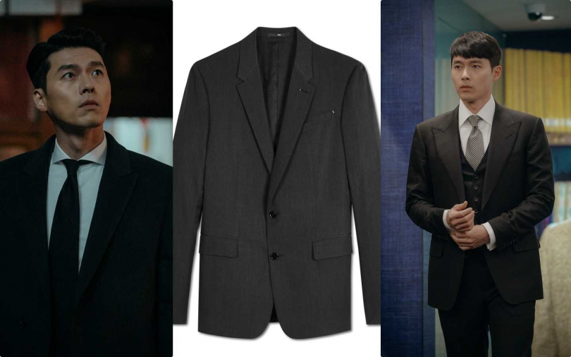  編輯推薦：Berluti 深灰色羊毛西裝外套／78,500元(圖／NEFLIX，品牌提供)