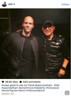 Dikabarkan Lumpuh, Ini Kondisi Sebenarnya Jet Li