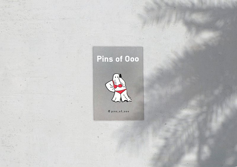 pins of ooo - 鬼也愛自拍 琺瑯別針