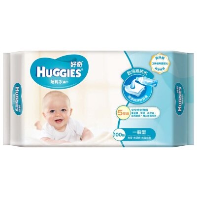 不要搶~最新到貨【好奇】一般型-嬰兒濕巾100抽(3包x6組/箱) 共18包