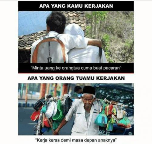 6 Meme Anak VS Orang Tua Ini Mengharukan Banget! Langsung Minta Maaf Ke Orang Tua Deh!