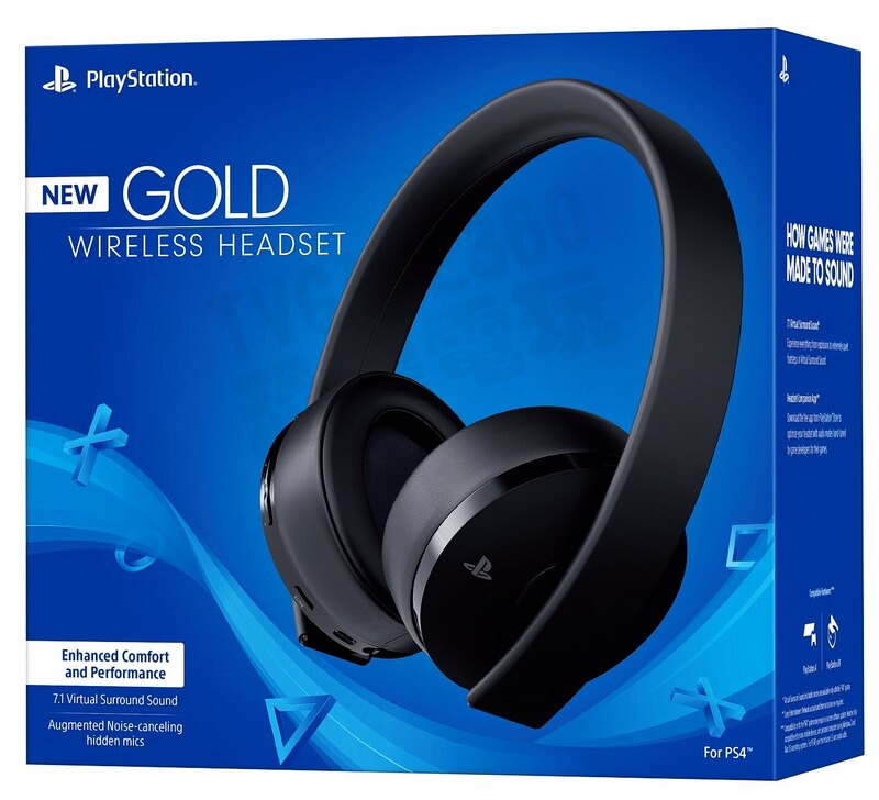 SONY 無線立體聲耳罩耳機 CUHYA-0080 黑色 PSVR PS3 PS4 PC 7.1 原廠平輸 黃金版 台中。人氣店家恐龍電玩 恐龍維修中心的PlayStation4、PS4 周邊有最棒的