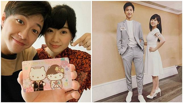 桌壇夫妻檔江宏原和福原愛，婚姻生活幸福常放閃。(圖／翻攝自江宏傑臉書)