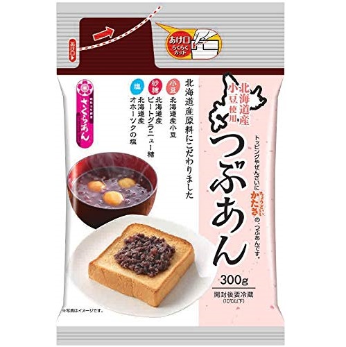 賞味期 2021.06.30 袋裝300g ★日本原裝進口 ★日本知名品牌-谷尾食糧工業 ★100%使用北海道產紅豆、砂糖及塩，甜而不膩 ★大人小孩都喜愛 ★不沾手切口設計，使用方便 ★甜蜜點心或紅豆