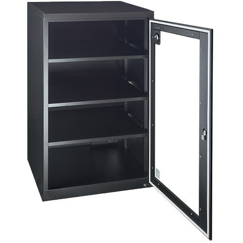 產品尺寸310公升 / 寬60cm x 高100cm x 深55cm圖中櫃中 包包 手錶 僅為示意圖 不代表實際商品● 萬用大容量，公務居家雙用● 中型除濕主機● TDT精密校正濕度錶● 310公升加