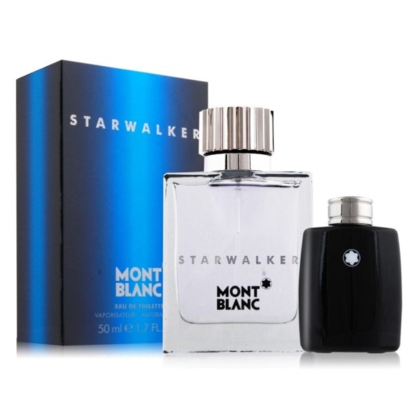 MONTBLANC 萬寶龍 星際旅者男性淡香水(50ml)+傳奇經典(4.5ml)