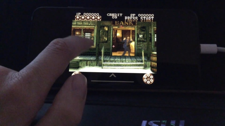 例如選擇MD Justfire光線槍，就能用來操作Mega Drive遊戲時。