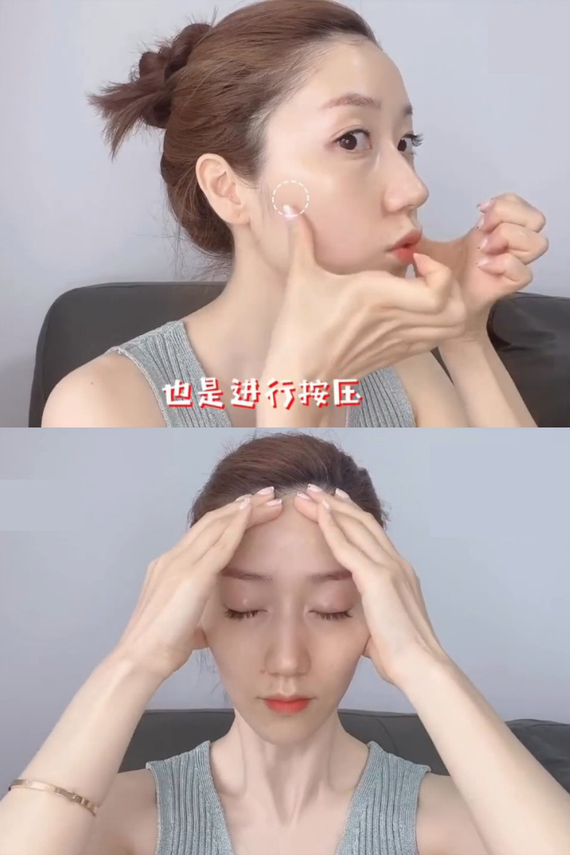 教練5招瘦臉按摩，淡化皺紋法令紋、消水腫
