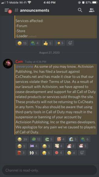 Call Of Duty 外掛工具網站關閉activision 警告 用外掛永久封鎖帳號 Unwire Hk Line Today