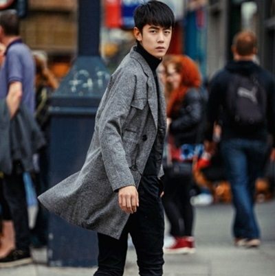 西裝外套-時尚有型英倫風帥氣長版大衣72p30【巴黎精品】